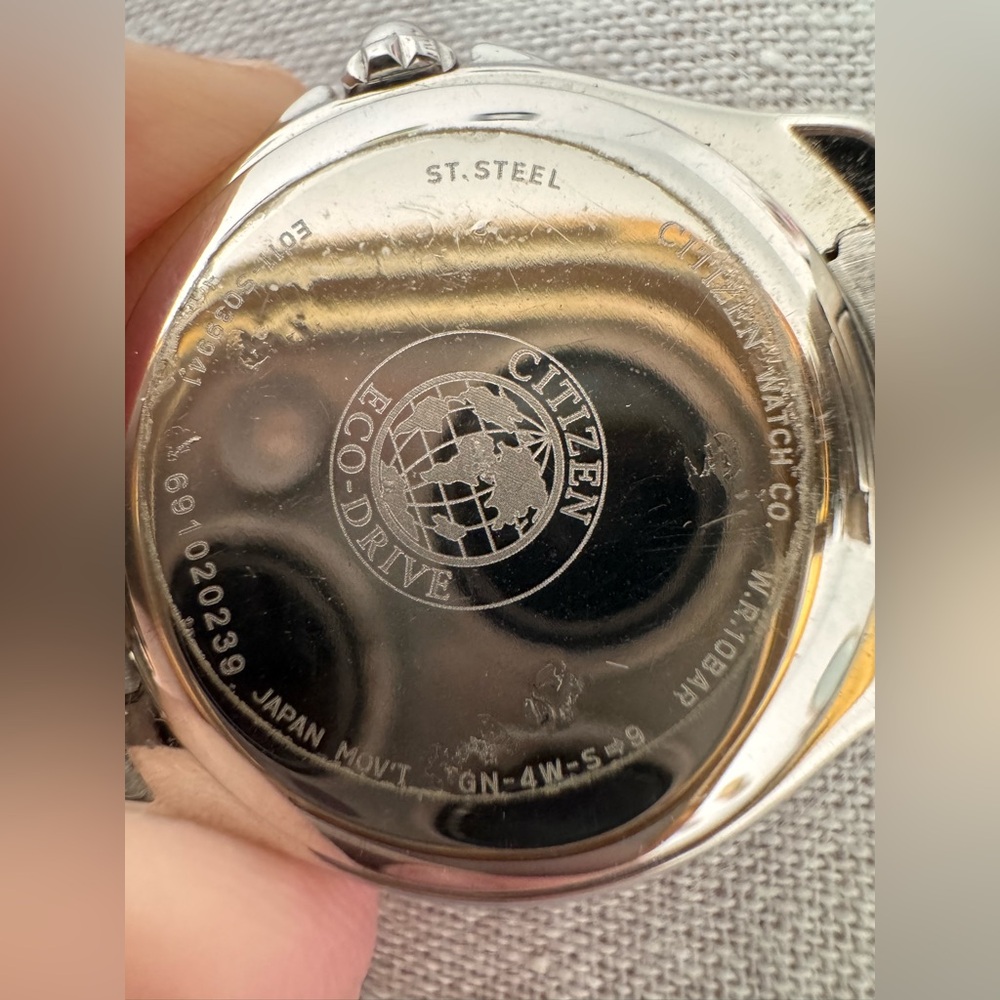 Citizen Eco Drive Silver and Pink Women's Watch - Picture 6 of 10